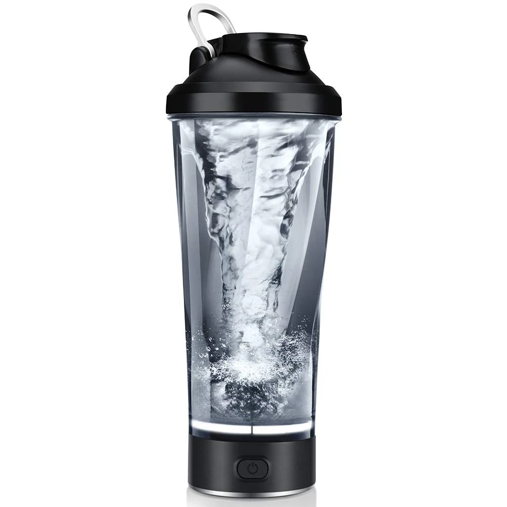 Hochwertiger elektrischer Protein-Shaker-Becher, BPA-frei, tragbarer Mixerbecher/USB wiederaufladbar, wiederverwendbar, geeignet für drinnen und draußen Image