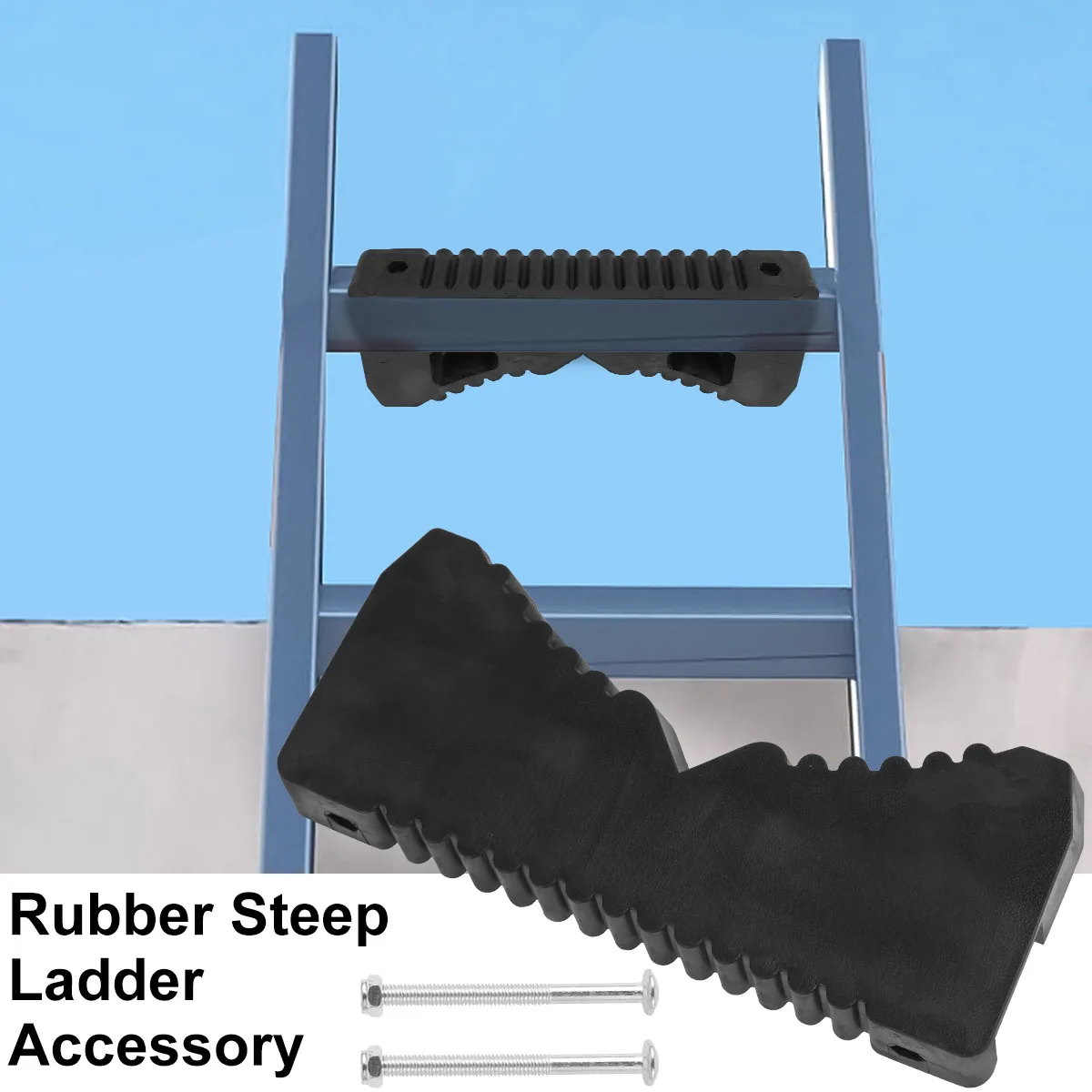 Gummi-Steakleiter-Zubehör, Leiter-Stabilisator, einfache Installation, rutschfest, für Telefonstange, Kratzschutz für Verlängerung Image