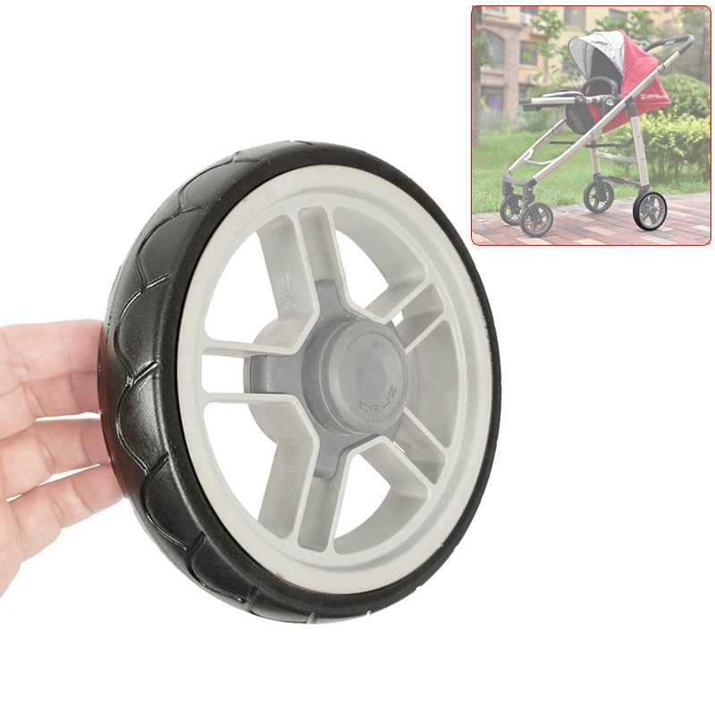Kinderwagen Hinterreifen Für Uppababy Cruz V1 Kinderwagen Hinterrad PU Tubeless Reifen Abdeckung Rad Gehäuse Baby Buggy Ersetzen Zubehör