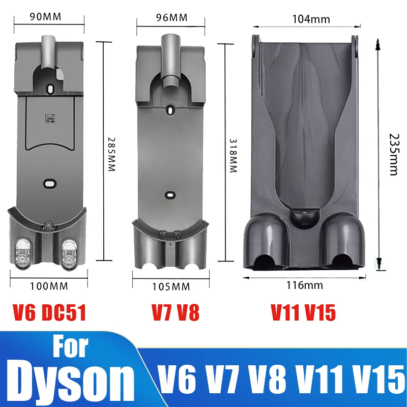 Für Dyson V6 V7 V8 V11 V15 Staubsauger Docking Station Ersatzteile, Ersatzteile halter, ladegerät aufhänger Düse Halterung Image