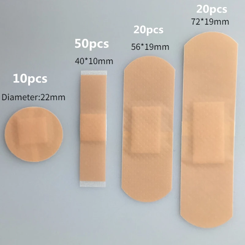 100 stücke Erste Wunde Streifen Patch PEBAND Hilfe Atmungsaktive Finger Dressing Klebe Verband Heften Gips Medizinische Zubehör Image