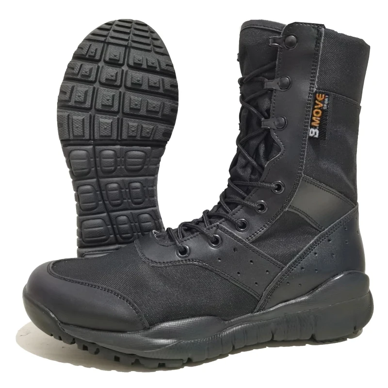 Ultraleichte militärische Kampf taktische Stiefel Männer Frauen Outdoor Klettern Sportschuhe Sommer atmungsaktive Wander Wüsten stiefel plus Größe