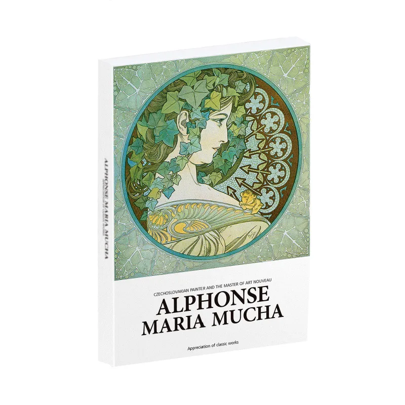 30 Stück Alphonse Maria Mucha Kunstkarten in Box, Postkarten, Malerei, Geschenk, Wunsch, Grußkarte, DIY-Wandaufkleber, Dekoration, kann per Post verschickt werden Image