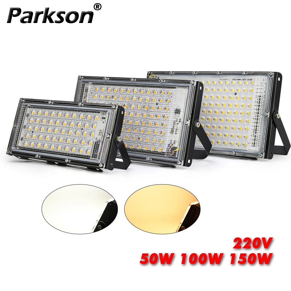 Flutlicht LED-Strahler für Haus im Freien 50W 100W 150W AC 220V Foco LED-Deckenstrahler Außen-Dowm-Straßenbeleuchtung