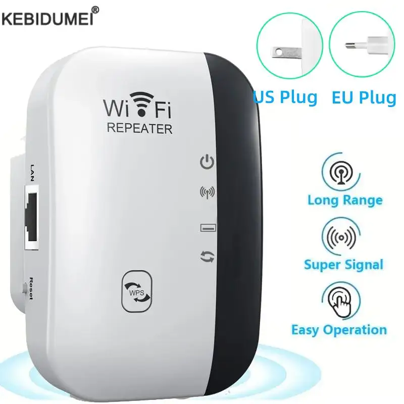 300Mbps Wireless WIFI Repeater 2,4G Router Wifi Range Extender Wi-Fi Signal Verstärker 802,11 N Netzwerk Karte Adapter für PC Image