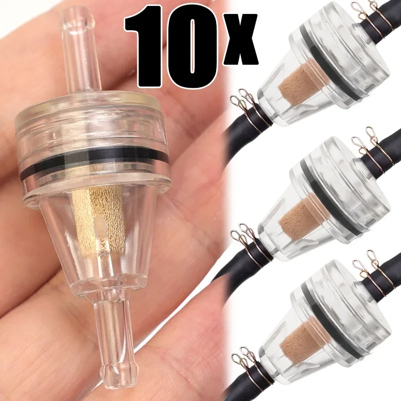 Neue Motorrad Kupfer Kern Benzin Filter Universal Benzin Inline Kraftstoff Filter Widerstand Auto Kraftstoff Filter Element Motorrad Image