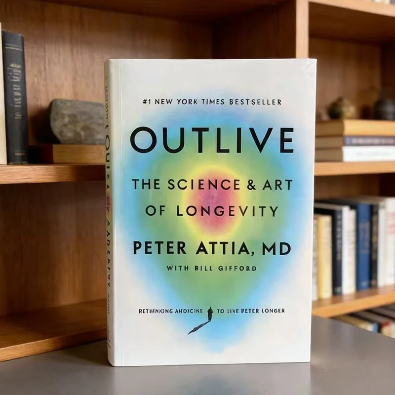 Outlive von Peter Attia The Science and Art of Longevity Book auf Englisch Image