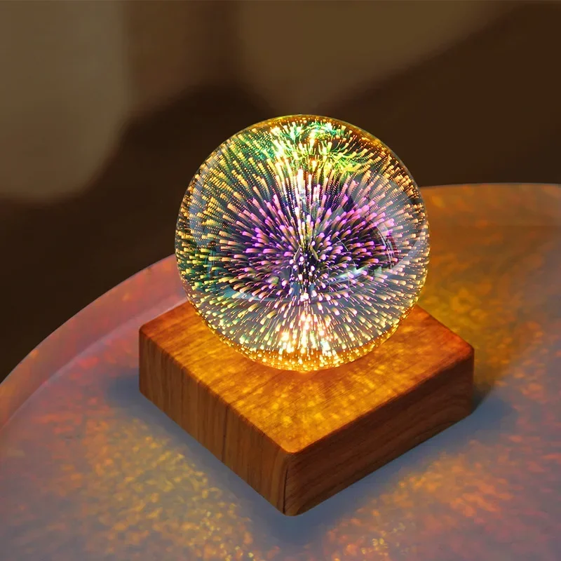 Nachtlicht Sternenhimmel Stern Herz Bunte Atmosphäre Mehrere USB Tisch Schreibtischlampe Kugel Zuhause Schlafzimmer Dekoration Weihnachtsgeschenk