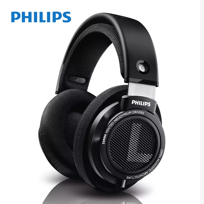 Philips SHP9500 Kopfhörer HiFi Stereo Wired Kopfhörer Computer Online Lernen Ohrhörer Esports Spiel 3,5mm 6,3mm Universal Headset Image