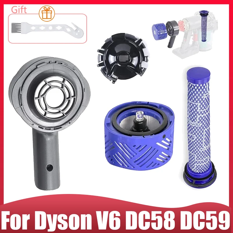 Für Dyson V6 DC58 DC59 DC72 DC61 DC74 Staubsauger Ersatzteil, Motor Hintere Abdeckung Hintere Abdeckung HEPA-Filter Ersatzteile Image