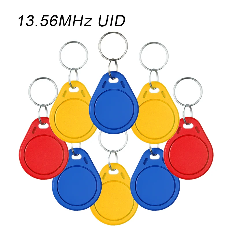 UID 5/10/20PCS 13,56 Mhz RFID Austauschbare schreiben smart token Multi-farbe Kopie Schlüsselbund schreiben Kopie Klon Verschluss tag für Mif 1k S50 Image