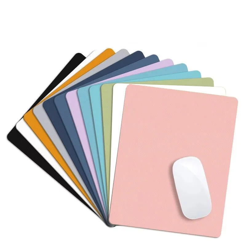 Kreative Universal Anti-slip Maus Pad Leder Gaming Mäuse Matte Wasserdichte Schreibtisch Maus Pad Mode Bequem Für Laptops MacBook Image
