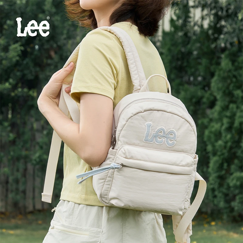 LEE Leichter Mini-Outdoor-Sport-Rucksack, modischer kleiner Damen-Reiserucksack, wasserdichter 9,7-Zoll-iPad-Rucksack aus Nylon