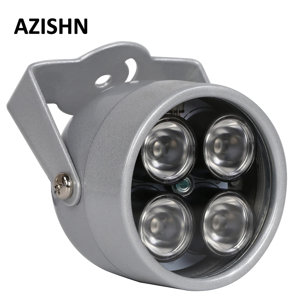 AZISHN CCTV LEDS 4-Array IR-LED-Beleuchtung Licht IR Infrarot wasserdicht Nachtsicht CCTV Fülllicht für CCTV-Kamera IP-Kamera Image