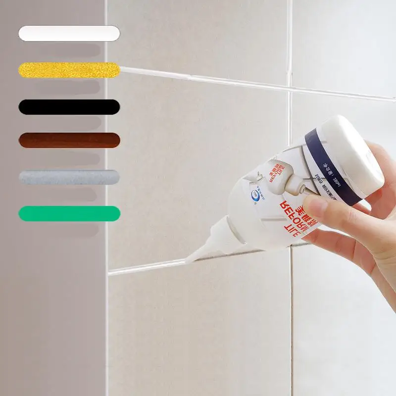 280 ml Fliesen Lücke Reparatur Mittel Starke Wasserdichte Keramik Fliesen Mörtel Riss Füllung Badewanne Befestigung Ausbessern Kleber Hause Badezimmer abdichten