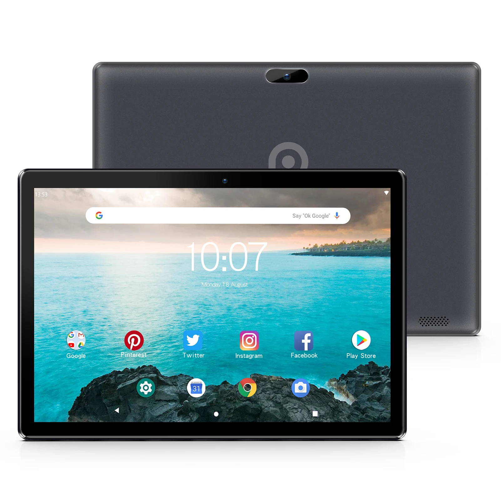 PRITOM 10-Zoll-Tablet-PC mit SIM-Steckplatz, Android 13, 64 GB, Quad-Core-Touchscreen, WiFi, GPS, unterstützt 3G-Telefonanruf Image