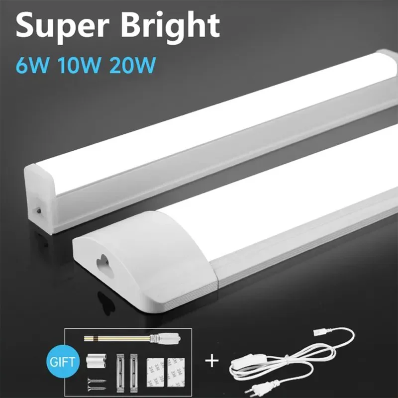 Super Helle Küche Licht Unter Schrank Lichter 20W 10W 6W Led-leuchten Für Küche 220V 110V Küche Beleuchtung Led Rohr Licht