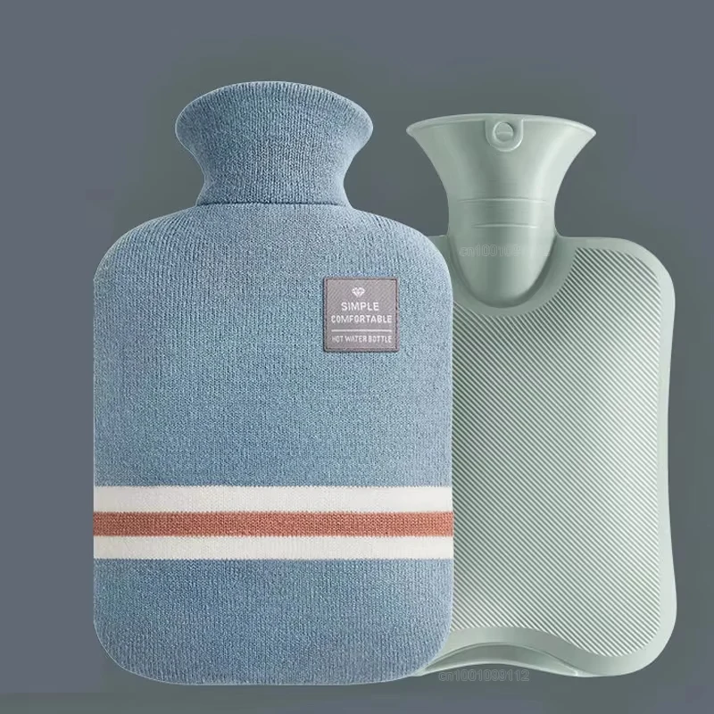 1000/2000 ml Wärmflaschen-Beutel, wasserfüllender Wärmbeutel für Damen, warmer Bauch, Hände und Füße, hält Handwärmer, heißer Wasserbeutel Image