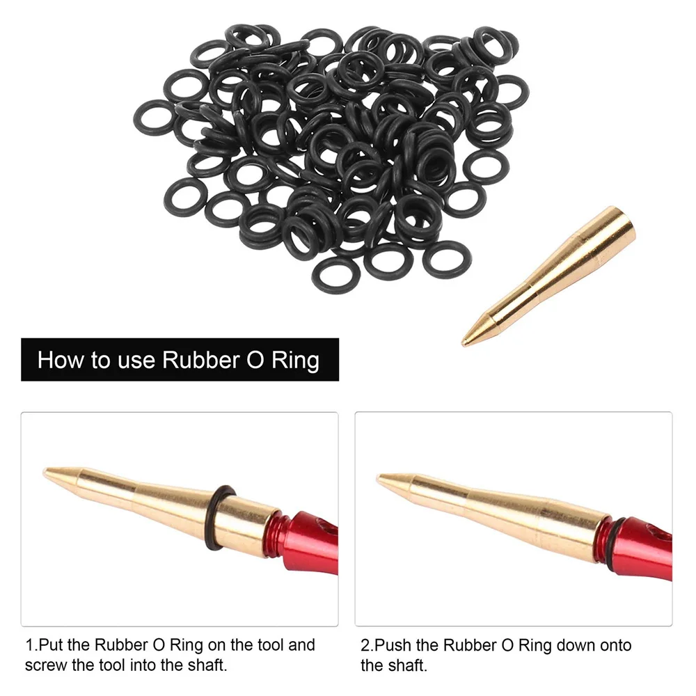 Fox Smiling Professionelle Dartschäfte O-Ring-Installer Dart Tools Dart-Zubehör mit 60 Stück O-Ring Image