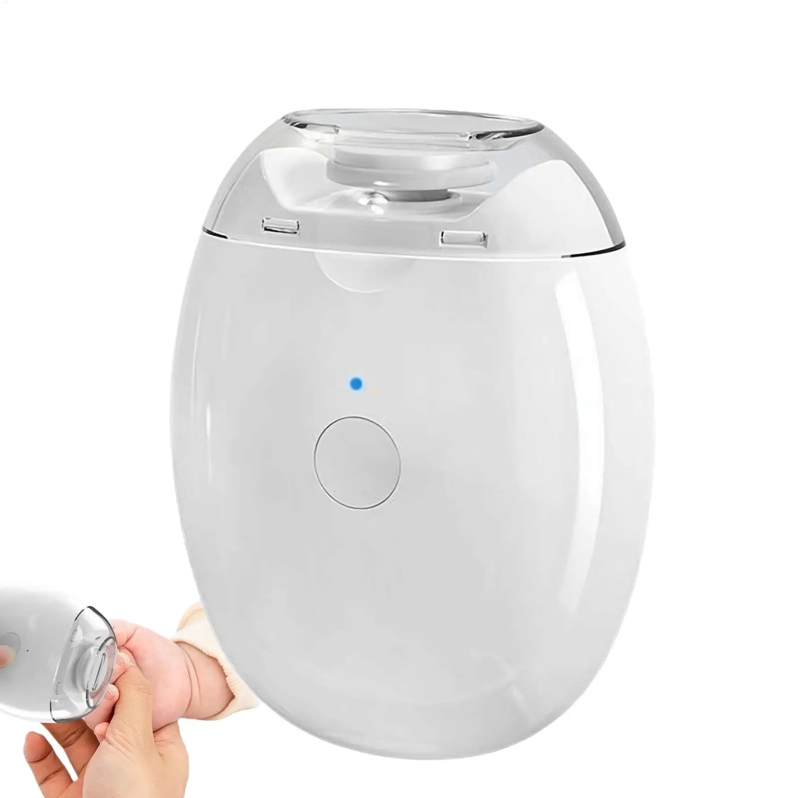 Elektrischer Nagelknipser mit 3 Geschwindigkeiten, Maniküre-Werkzeug mit Feile, Elektrischer Nagelschneider mit Licht für Zuhause, Salons und Tägliche Pflege Image