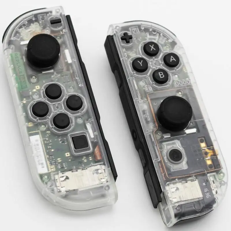 Schalter Gamepad Ersatz Fall Klare Transparente Shell Cover Nintendo Schalter Joy-con Controller Schutzhülle Links Rechts Gehäuse Image
