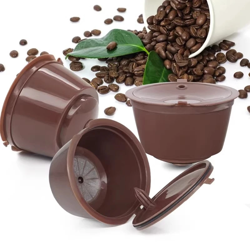 3 teile/satz Nachfüllbare Dolce Gusto Kaffee Kapsel Nescafe Dolce Gusto Wiederverwendbare Kapsel Gusto Kapseln Dolce Gusto Refill 200 Mal Image