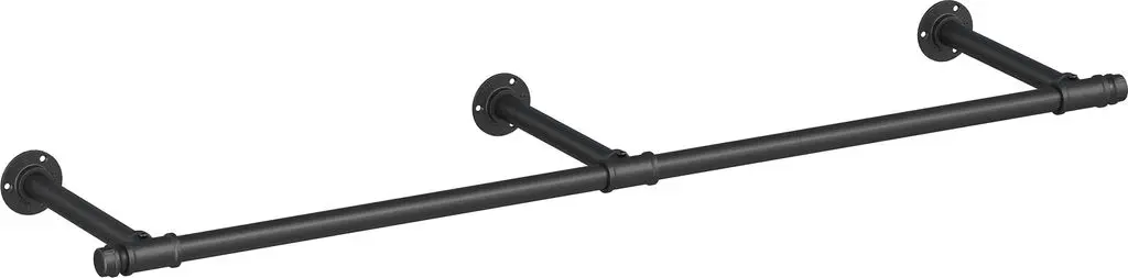 SONGMICS Kleiderstange, Kleiderständer für die Wand, 68 kg Belastbarkeit