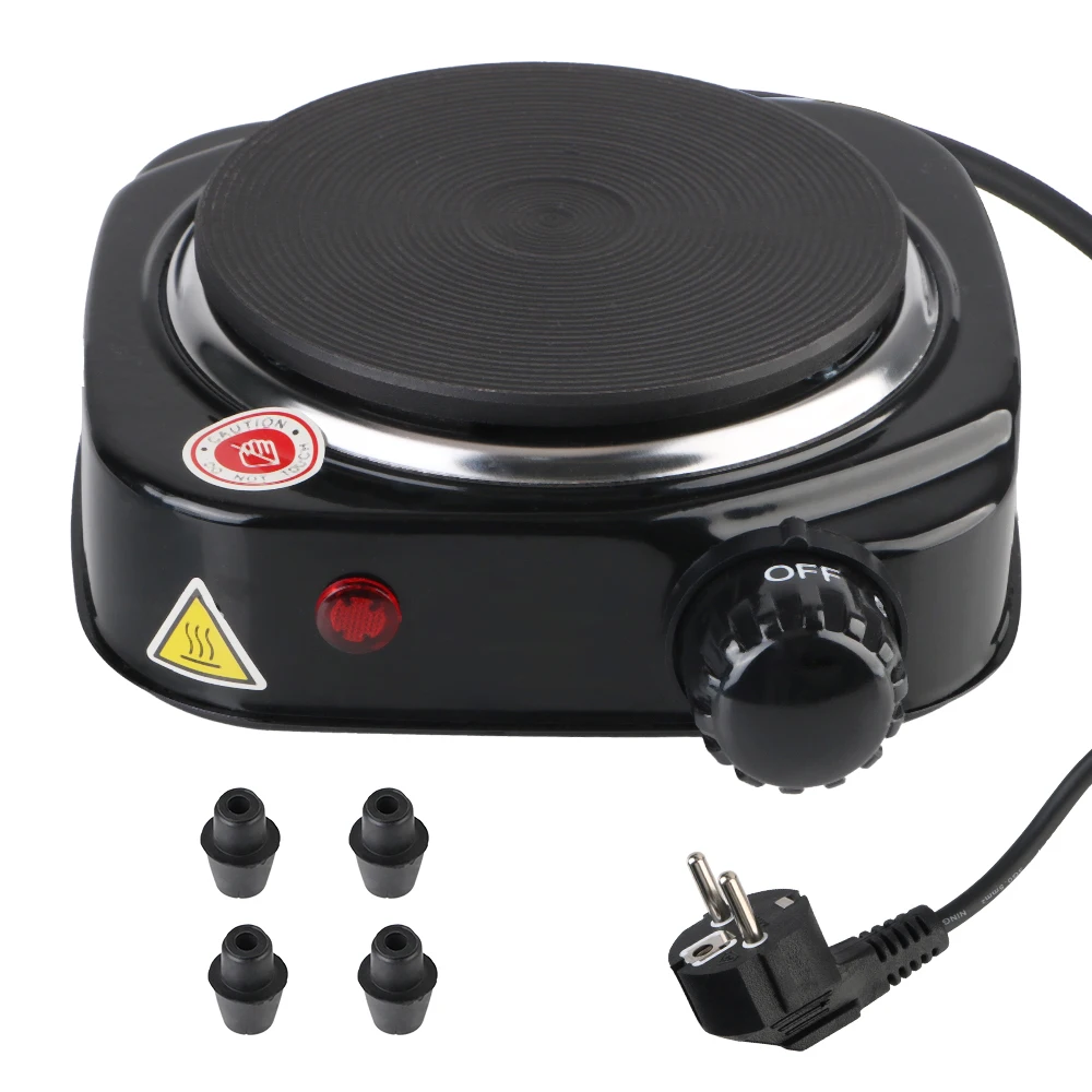 Milch Wasser Kaffee Heizung Ofen Multifunktionale Küche Werkzeuge Appliance Mini Elektrische Heizung Herd Heißer Herd Platte 500W 220V Image