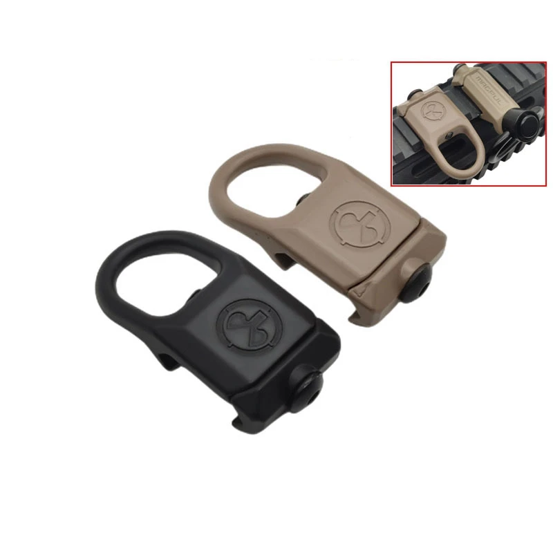 Taktischer GBB Schnellverschluss QD Gewehrriemenhalter Zielfernrohrmontagering .223 AR15 Jagdzubehör Passend für 20mm Schiene QD-Adapter Image