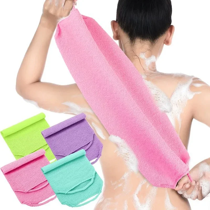 Japanisches Peeling-Tuch für schöne Haut, Nylon-Badetuch, Hautpolier-Handtuch, Körper-Rückenschrubber Image