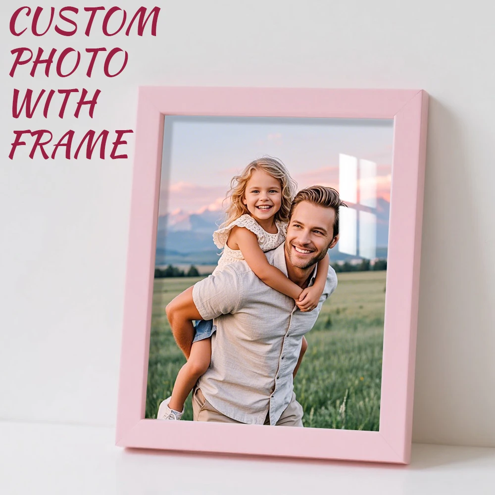 1 Stück individueller Fotorahmen, mehrere Größenoptionen, kann an der Wand montierte Bilderrahmen sein, personalisiertes Gedenkgeschenk, Heimdekorationen