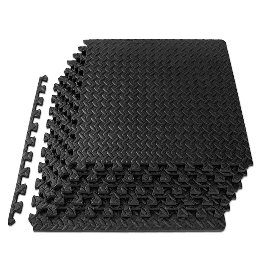 12/16 Stück Puzzle Fitness Matte Sport matten, Eva Interlocking Schaum Bodenfliesen für Fitness studio, Fitness geräte Matte, Boden matte für Kinder 30 cm
