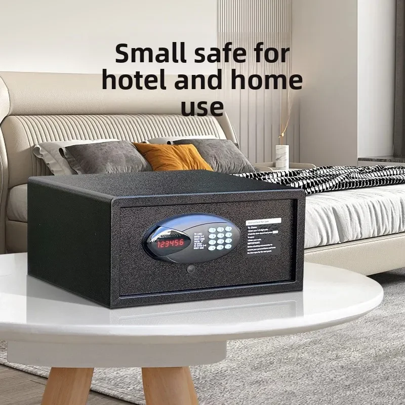 Langlebiger Hotelsafe Kleiner Elektronischer Passwort-Tresor Vollstahl Diebstahlsicherer Schrank-Safe Blu-ray-Tasten Heim- und Zimmersafe