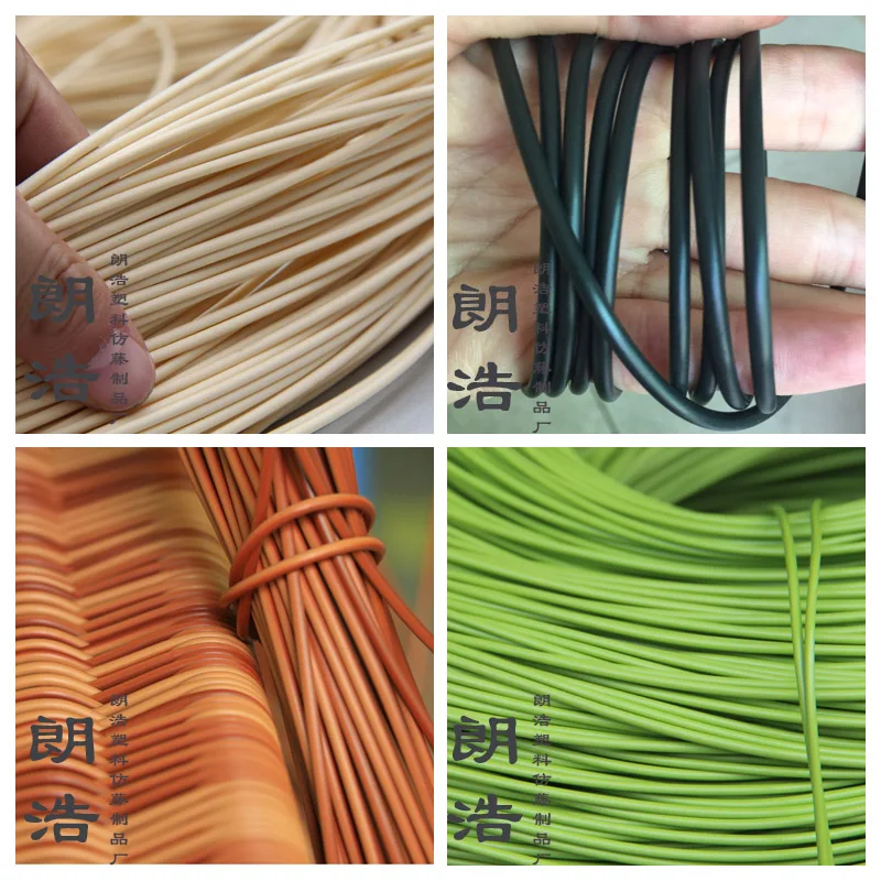 Runde möbel PE rattan kunststoff imitation synthetische rattan weben rohstoff für outdoor tisch stuhl korb komponente