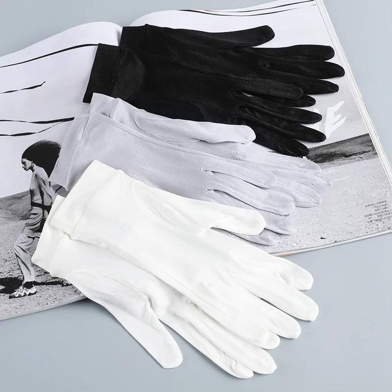 100% natürliche Maul beers eiden handschuhe weibliche Sommer dünne atmungsaktive Schlaf feuchtigkeit spendende Touchscreen fahren Sonnenschutz handschuhe a60 Image