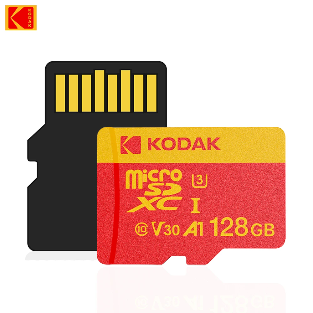 KODAK MicroSD-Speicherkarte 256 GB Recorder-Speicher Hochgeschwindigkeits-SD-Karte mit 128 GB Überwachung 64 GB 32 GB TF Gaming Microsd Class10 U3 V30 Image