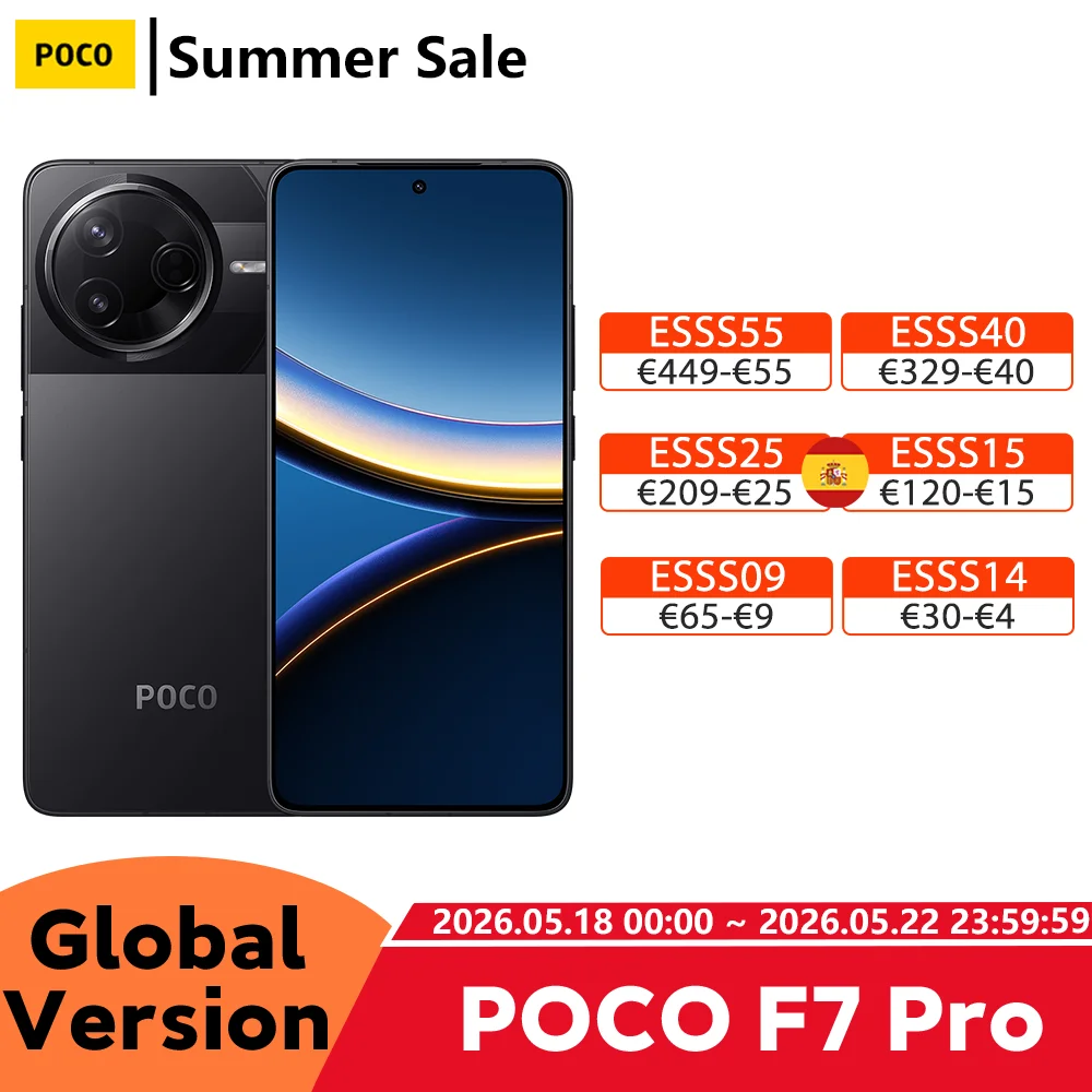 POCO F7 Pro Globale Version Snapdragon 8 Gen 3 Smartphone 6,67'' 120Hz Display 50MP Kamera 6000mAh Akku 90W IP68 Mobiltelefon Image