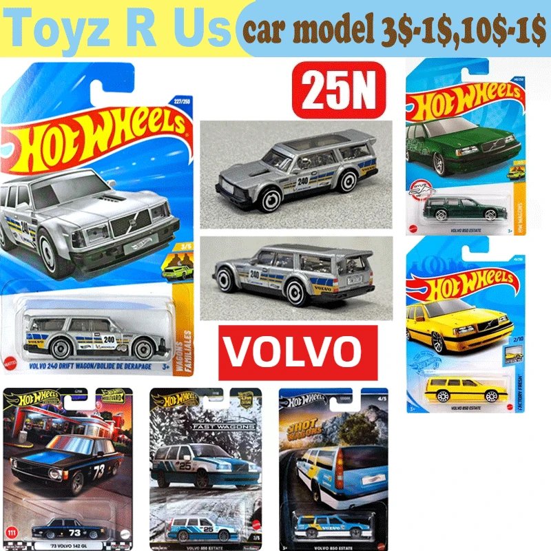 Original Hot Wheels Auto Volvo 240 Drift Wagon 1/64 Diecast Spielzeug für Jungen Voiture Bolide DE Derapage Legierung Modell Geschenk C4982/2025N