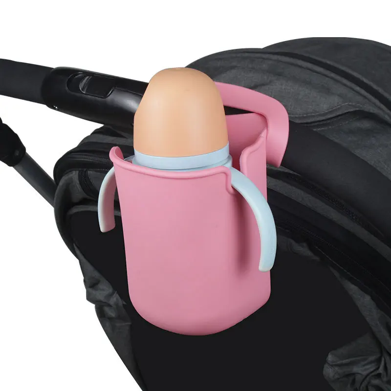 Weicher Silikon-Getränkehalter für Kinderwagen-Zubehör, universeller flexibler Kinderwagen-Wagen, Flaschenhalter, Kinder-Fahrrad-Telefonhalter Image