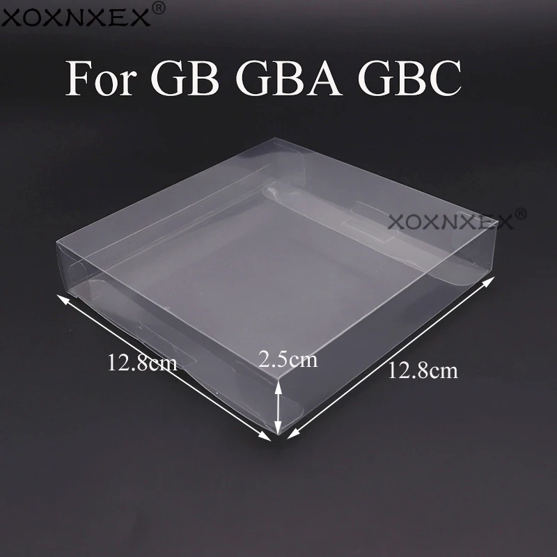5 stücke viel Hohe qualität transparent Kunststoff box Schutz Spiel Patrone Fall PET für GameBoy Advance Farbe für GB GBC GBA Image
