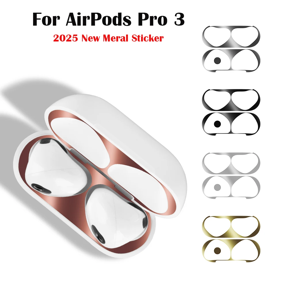 2025 Für AirPods Pro 3 Staubdicht Kratzfest Aufkleber Für AirPods 4 Pro 3 3rd Pro3 Generation Aufkleber staub Schutz Kopfhörer Film Image