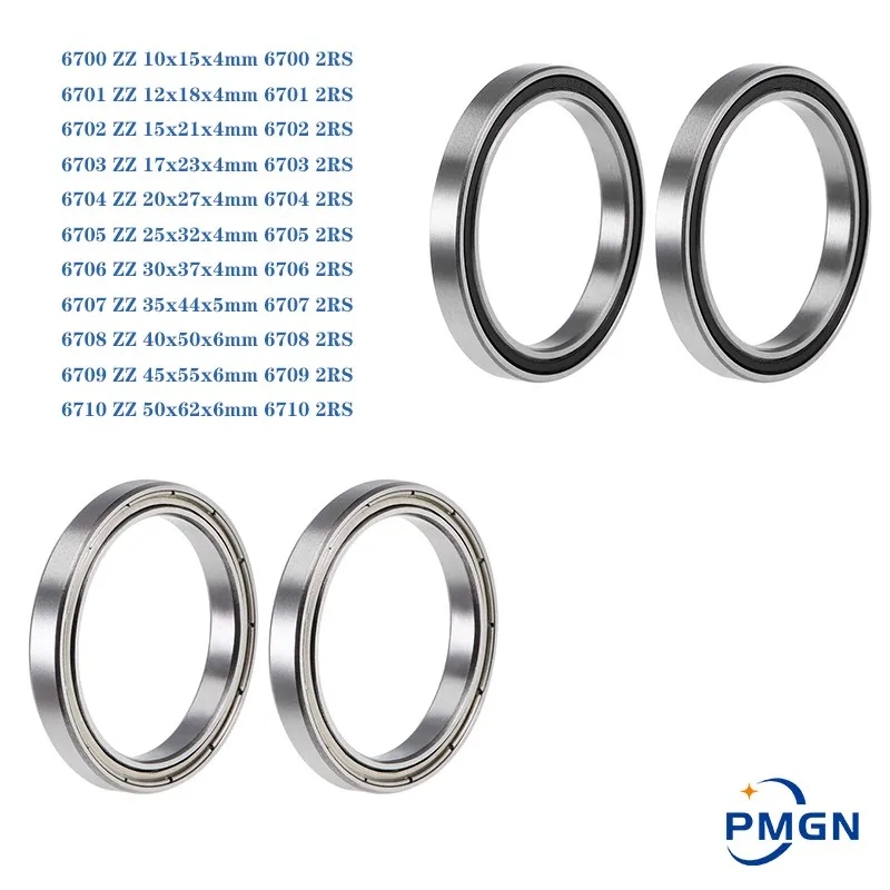 Freies Verschiffen 50 PCS ABEC-5 6702-2RS Hohe qualität 6702RS 6702 2RS RS 15x21x4mm Miniatur Gummi dichtung Rillen Kugellager Image
