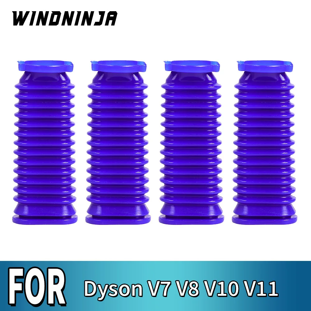 Unterer Schlauch für Dyson V7 V8 V10 V11 Staubsauger, Weicher Rollenbürsten-Flexschlauch, Gummi-Zuhaushose, Ersatzteil Image