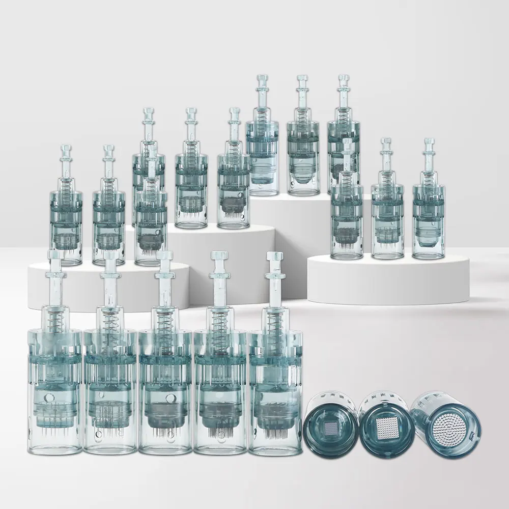 10 Stück Dr. Pen M8 Microneedling-Kartuschen Nadeln Ersatz Derma Pen 11 Pin 16 Pin 24 Pin 36 Pin 42 Pin Rund Nano 3D 5D Nano Image