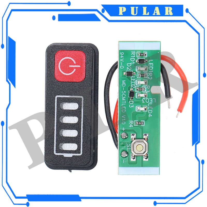 PLR Für Makita Lithium-Batterie Display 5S 18V 21V Bohrmaschine Schraubendreher Kapazität Anzeige LED 18650 Batterien Image