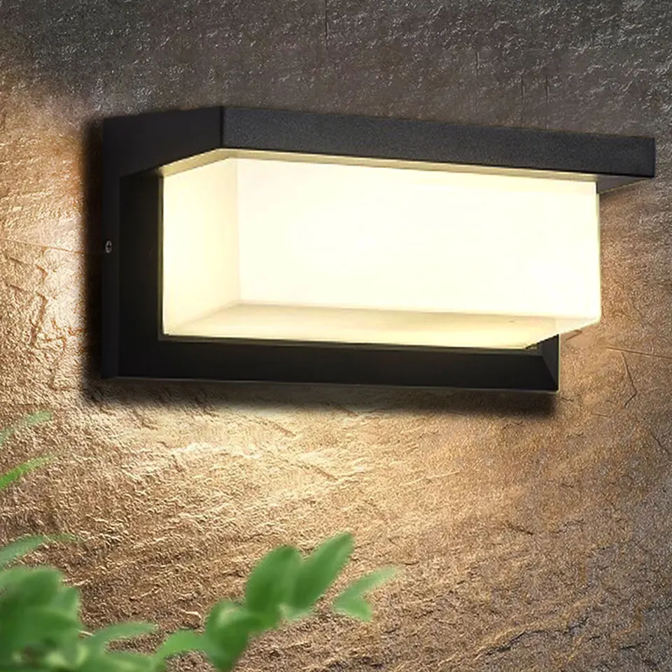 Led Outdoor Wand Licht Wasserdicht IP66 Motion Sensor Led Außen Beleuchtung Veranda Lichter Balkon Garten Lichter Außen Wand Lampe