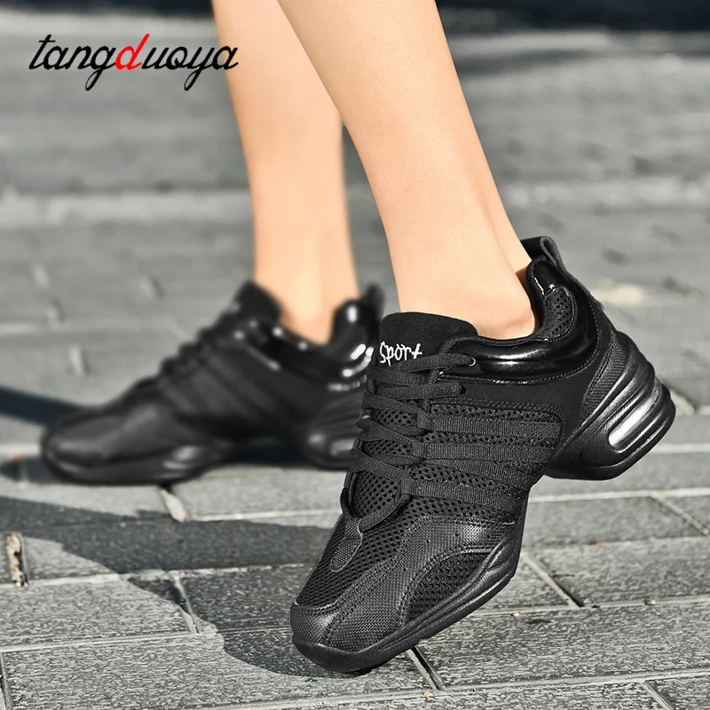 Frauen Jazz Dance Schuhe Moderne Jazz Tanzen Schuhe Salsa Moderne Hip Hop Dance Sport Lehrer Mädchen Tanzen Schuhe Damen Turnschuhe