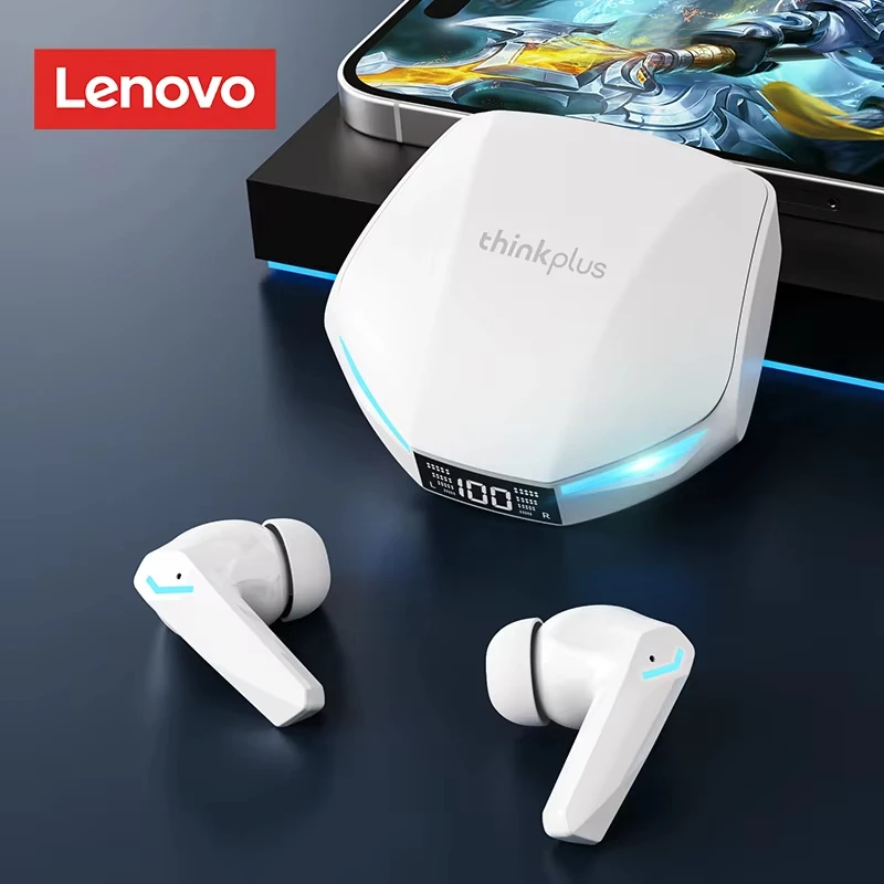 Original Lenovo XT53 Kopfhörer Wireless Upgrade Bluetooth 5.4 Kopfhörer Rauschunterdrückung LED Ohrhörer Gaming Headset mit geringer Latenz Image