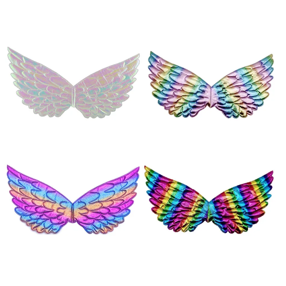 Mädchen Jungen Geburtstag Einhorn Party Dekor Regenbogen Unicornio Flügel Stirnband Kinder Cosplay Liefert Junge Mädchen Baby Dusche Dekorationen Image