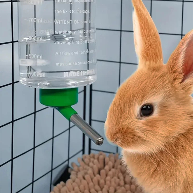 1 PC 1000 ml Zufällige Farbe Kleine Tiere Trinker Auto Trinken Aufhängbare Wasser Flasche für Kaninchen Meerschweinchen Papagei Kaninchen Feeder Image
